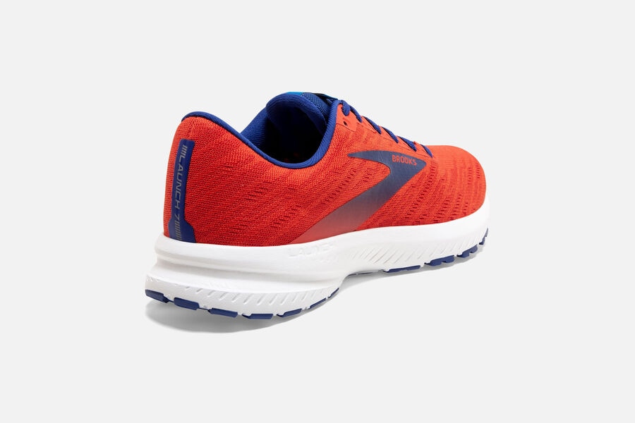 Brooks Israel Launch 7 Road Running Shoes Mens - Orange/Blue - CEM-420859